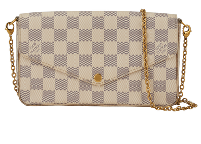 Felicie Pochette, &pound;750, Handbags, White, Canvas, Front view